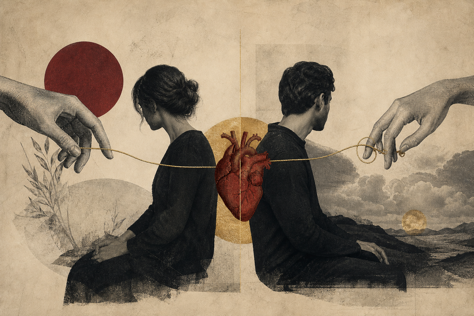 Editorial illustration accompanying Attachment Is a Pattern, Not a Prison