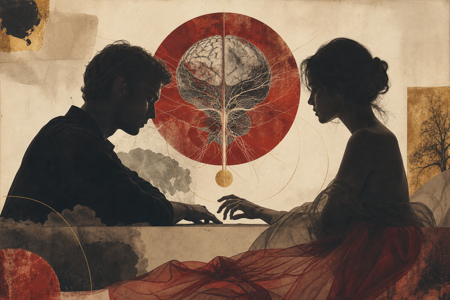 Editorial illustration accompanying Attraction Has a Context
