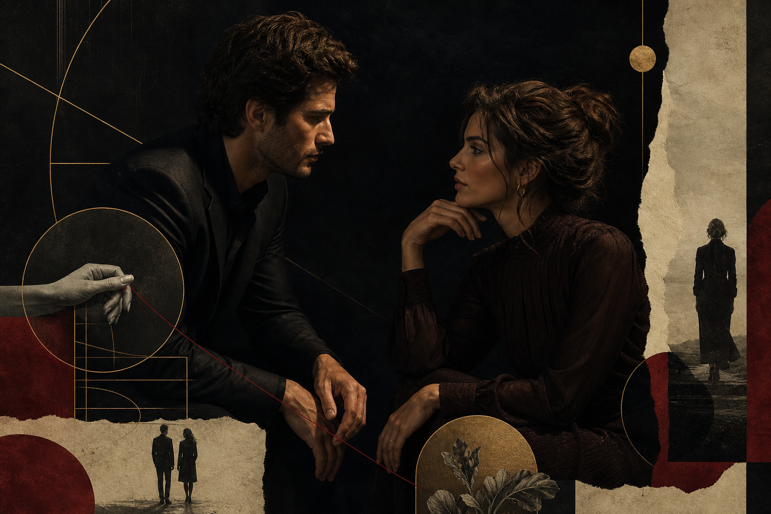 Editorial illustration accompanying Stop Managing the Relationship Into Existence