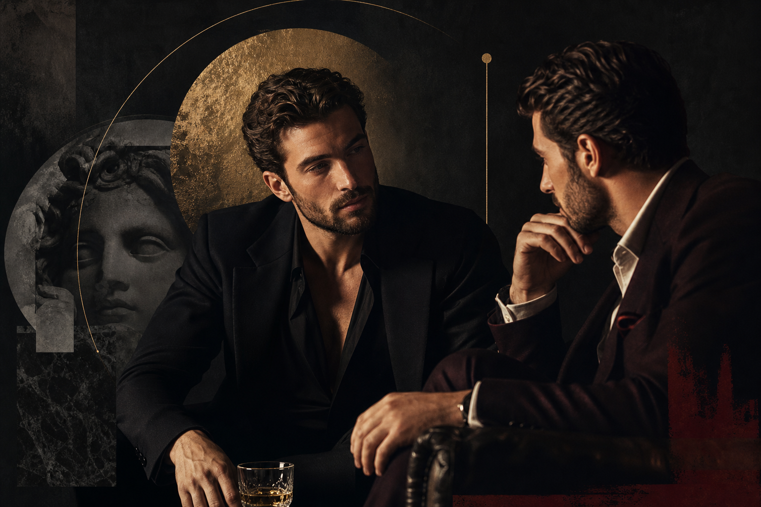 Editorial illustration accompanying The Man You Can Admire Without Becoming Smaller