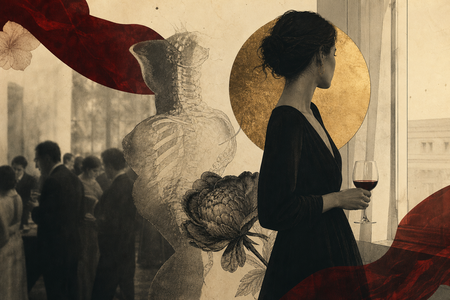 Editorial illustration accompanying Softness Is Not the Opposite of Self-Possession