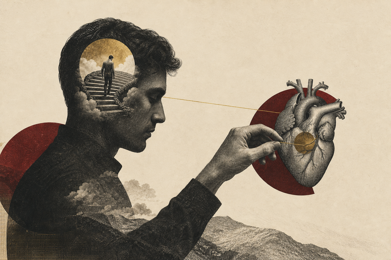 Editorial illustration accompanying Your Behavior Knows Things You Don't